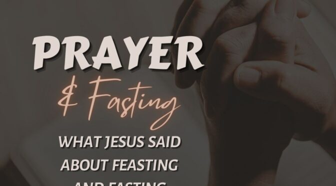Jesus Message on Fasting
