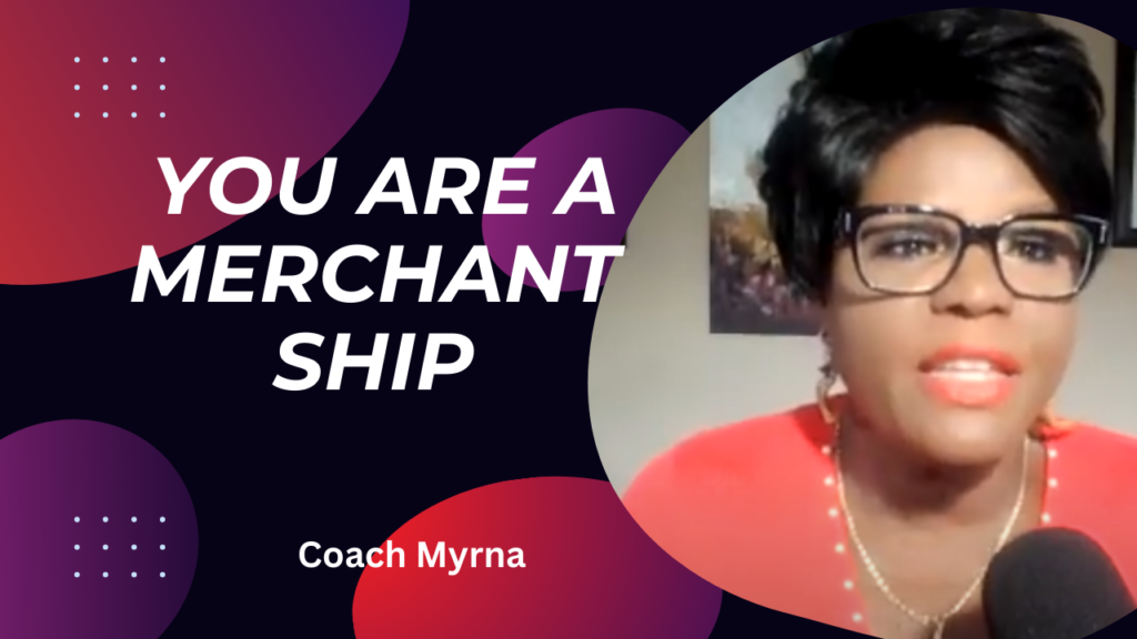 You are a merchant ship not a canoe